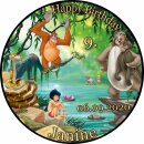 Tortenaufleger Fototorte Tortenbild Kindergeburtstag Das Dschungelbuch DD01 (Zuckerpapier)