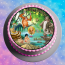 Tortenaufleger Fototorte Tortenbild Kindergeburtstag Das Dschungelbuch DD01 (Zuckerpapier)
