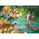 Tortenaufleger Fototorte Tortenbild Kindergeburtstag Das Dschungelbuch DD02 (Zuckerpapier)
