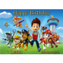 Tortenaufleger Fototorte Tortenbild Kindergeburtstag Paw Patrol PP03 (Zuckerpapier)