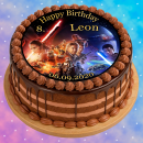 Tortenaufleger Fototorte Tortenbild Kindergeburtstag Star Wars SW01 (Zuckerpapier)