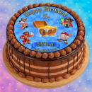 Tortenaufleger Fototorte Tortenbild Kindergeburtstag Piraten PT05 (Zuckerpapier)