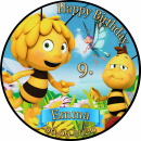 Tortenaufleger Fototorte Tortenbild Kindergeburtstag Biene Maja BMa01 (Zuckerpapier)