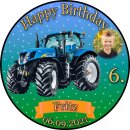 Tortenaufleger Traktor | Acker Reifen