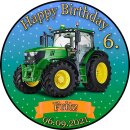 Tortenaufleger Traktor | Acker Reifen