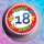 Tortenaufleger Fototorte Tortenbild Warnschild Prost 18. Geburtstag GB13 (Zuckerpapier)