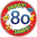 Tortenaufleger Fototorte Tortenbild Warnschild Prost 80....
