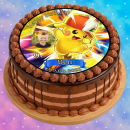 Tortenaufleger Fototorte Tortenbild Kindergeburtstag Pokemon Pikachu PO01 (Zuckerpapier)