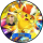 Tortenaufleger Fototorte Tortenbild Kindergeburtstag Pokemon Pikachu PO01 (Zuckerpapier)