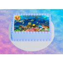 Tortenaufleger Fototorte Tortenbild Kindergeburtstag Unterwasserwelt UW01 (Zuckerpapier)