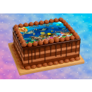 Tortenaufleger Fototorte Tortenbild Kindergeburtstag Unterwasserwelt UW01 (Zuckerpapier)