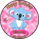 Tortenaufleger Fototorte Tortenbild Kindergeburtstag Koala KO01 (Zuckerpapier)
