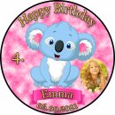 Tortenaufleger Fototorte Tortenbild Kindergeburtstag Koala KO01 (Zuckerpapier)