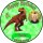 Tortenaufleger Dinosaurier | T Rex Sterne Grün