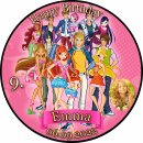 Tortenaufleger Fototorte Tortenbild Kindergeburtstag Winx Club WC01 (Zuckerpapier)