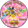 Tortenaufleger Fototorte Tortenbild Kindergeburtstag Paw Patrol Mighty Pups PP04 (Zuckerpapier) Rund 20 cm Ø ohne Foto Pink