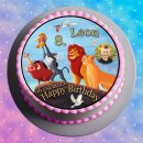 Tortenaufleger Fototorte Tortenbild Kindergeburtstag König der Löwen KDL02 (Zuckerpapier)