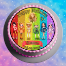 Tortenaufleger Fototorte Tortenbild Kindergeburtstag TOPModel Top Model TM01 (Zuckerpapier)