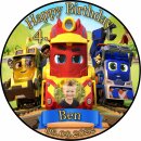 Tortenaufleger Fototorte Tortenbild Kindergeburtstag Mighty Express ME01 (Zuckerpapier)