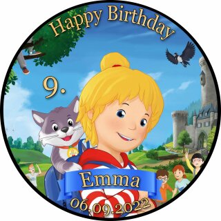 Tortenaufleger Fototorte Tortenbild Kindergeburtstag Meine Freundin Conni MFC01 (Zuckerpapier)