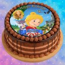 Tortenaufleger Fototorte Tortenbild Kindergeburtstag TOPModel Top Model TM01 (Zuckerpapier)