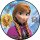 Tortenaufleger Fototorte Tortenbild Kindergeburtstag Frozen Elsa Eiskönigin F03 (Zuckerpapier)