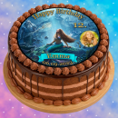 Tortenaufleger Fototorte Tortenbild Kindergeburtstag Arielle die Meerjungfrau AR02 (Zuckerpapier)