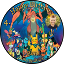 Tortenaufleger Fototorte Kindergeburtstag Pokemon Pikachu...