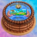 Tortenaufleger Fototorte Geburtstag Gamer Stumble Guys SG01 (Zuckerpapier)