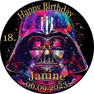 Tortenaufleger Fototorte Tortenbild Kindergeburtstag Star Wars SW03 (Zuckerpapier)