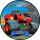 Tortenaufleger Fototorte Kindergeburtstag Monstertruck Blaze und die Monstermaschinen BL01 (Zuckerpapier) Rund 20 cm Ø ohne Foto