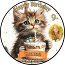 Tortenaufleger Fototorte Tortenbild Geburtstag Wolf Wölfe WÖ01 (Zuckerpapier)