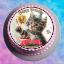 Tortenaufleger Fototorte Tortenbild Geburtstag Wolf Wölfe WÖ01 (Zuckerpapier)