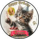 Tortenaufleger Fototorte Tortenbild Geburtstag Wolf...