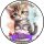 Tortenaufleger Fototorte Tortenbild Geburtstag Katze Katzen KA03 (Zuckerpapier) Rund 14 cm Ø ohne Foto