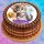Tortenaufleger Katze | Torte Kerze Kirschen
