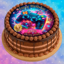 Tortenaufleger Fototorte Tortenbild Kindergeburtstag Game On Gamer GO01 (Zuckerpapier)