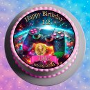 Tortenaufleger Fototorte Tortenbild Kindergeburtstag Game On Gamer GO01 (Zuckerpapier)