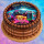 Tortenaufleger Fototorte Tortenbild Kindergeburtstag Game On Gamer GO05 (Zuckerpapier) Rund 20 cm Ø mit Foto