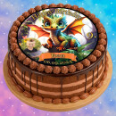 Tortenaufleger Fototorte Tortenbild Geburtstag Wolf Wölfe WÖ01 (Zuckerpapier)