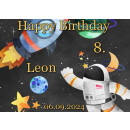 Tortenaufleger Fototorte Tortenbild Geburtstag Astronaut...