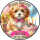 Tortenaufleger Fototorte Tortenbild Geburtstag Party Hunde Welpen HU01 (Zuckerpapier)