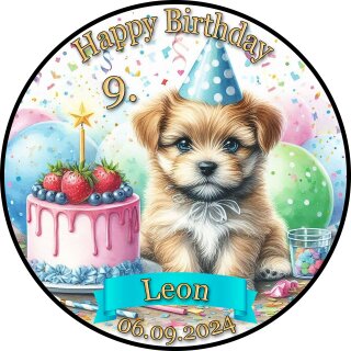 Tortenaufleger Fototorte Tortenbild Geburtstag Wolf Wölfe WÖ01 (Zuckerpapier)