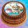 Tortenaufleger Hund | Partyhut Torte Luftballons