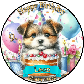Tortenaufleger Fototorte Tortenbild Geburtstag Wolf Wölfe WÖ01 (Zuckerpapier)