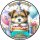 Tortenaufleger Hund | Luftballons Torte Kerzen