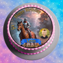 Tortenaufleger Fototorte Tortenbild Geburtstag Wolf Wölfe WÖ01 (Zuckerpapier)