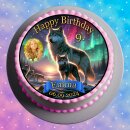 Tortenaufleger Fototorte Tortenbild Geburtstag Wolf Wölfe WÖ01 (Zuckerpapier)
