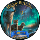Tortenaufleger Fototorte Tortenbild Geburtstag Wolf...