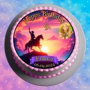 Tortenaufleger Fototorte Tortenbild Geburtstag Party Pferd Cowboy PF03 (Zuckerpapier)